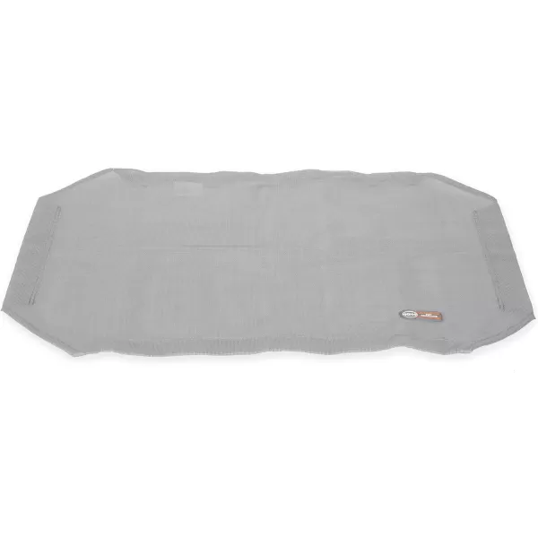 imageKampampH Pet Products Elevated Cooling Outdoor Dog Bed Portable Raised Dog Cot Replacement Cover Only All Weather All Season Gray Large 42 X 30 Inches Cot NOT IncludedGray All Season Mesh