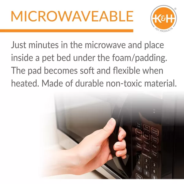 imageKampampH Pet Products Microwavable Pet Bed Warmer Blue 9quot x 9quot