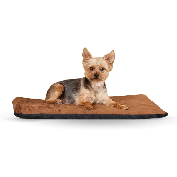 imageKampampH Pet Products Ortho ThermoBed Heated Dog Bed Fleece XLarge 33 X 43 InchesChocolate