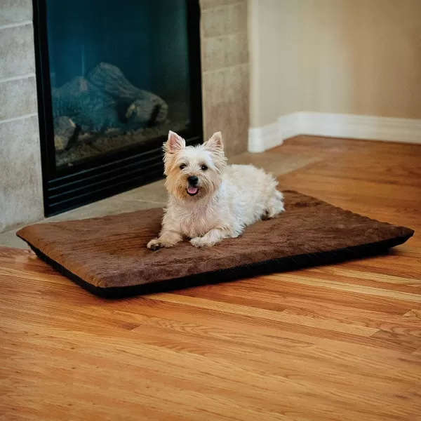 imageKampampH Pet Products Ortho ThermoBed Heated Dog Bed Fleece XLarge 33 X 43 InchesChocolate