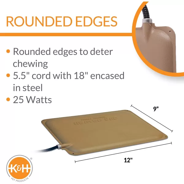 imageKampampH Pet Products Small Electric Animal Heating Pad and CoverSmall Animal Pad  Cover