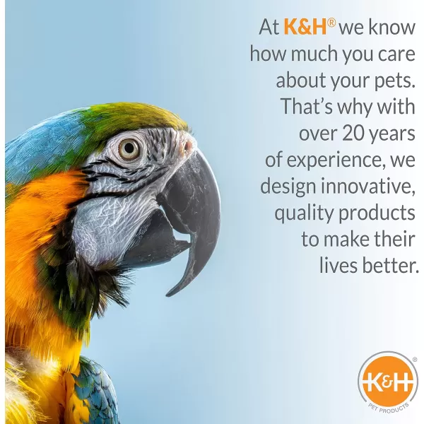 imageKampampH Pet Products SnuggleUp Bird Warmer Caged Bird Heater for MediumLarge Exotic Birds Like Cockatoos Macaws African Grays Bird Heater for Cage  Gray Large 4 X 7 InchesLarge 4 X 7 in