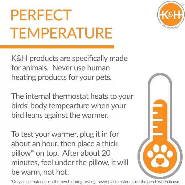 imageKampampH Pet Products SnuggleUp Bird Warmer Caged Bird Heater for MediumLarge Exotic Birds Like Cockatoos Macaws African Grays Bird Heater for Cage  Gray Large 4 X 7 InchesSmall 3 X 5 Inches