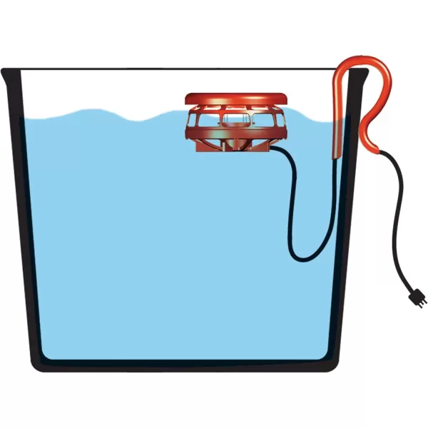 imageKampampH Pet Products Ultimate Stock Tank Deicer w Cord Clip Water Trough Heater for Horses Cattle and Livestock Floating and Submersible Tank Heater Red 1000 Watts750 Watts