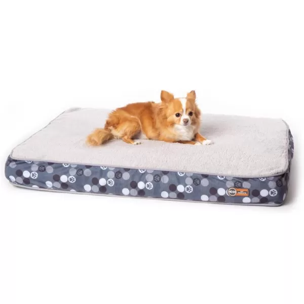 imageKampampH Pet Products Superior Orthopedic Dog Bed NavyPaw Medium 30 X 40 X 4 InchesGrayPaw