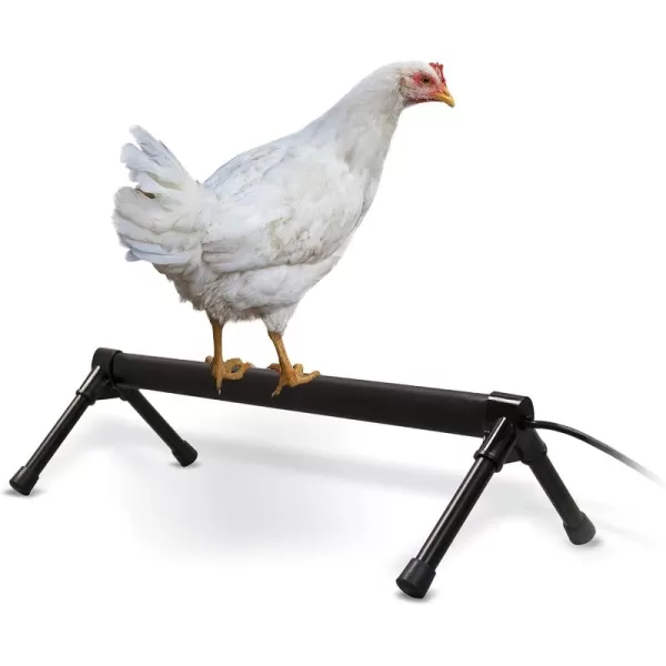 imageKampampH Pet Products ThermoChicken Perch Warming Chicken Heater for Chicken Coops Prevents Frozen Chicken Toes Chicken Coop Accessories Safe Alternative to Chicken Coop Heater  Black 36