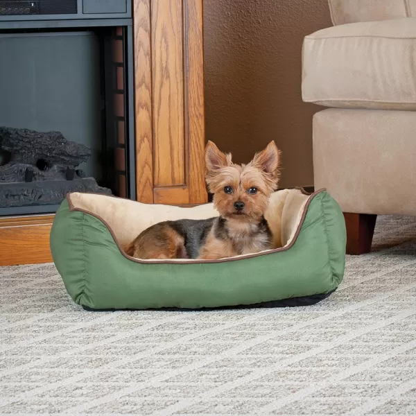 imageKampampH Pet Products SelfWarming Lounge Sleeper Pet Bed Small SageTan 16quot x 20quotSageTan