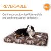 imageKampampH Pet Products IndoorOutdoor Superior Orthopedic Dog Bed BrownPaw Small 27 X 36 X 4 InchesBrownPaw