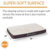 imageKampampH Pet Products Memory Sleeper Memory Foam Pet Bed Large Mocha 29quot x 45quotChocolate