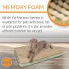 imageKampampH Pet Products Memory Sleeper Memory Foam Pet Bed Large Mocha 29quot x 45quotSage