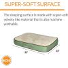 imageKampampH Pet Products Memory Sleeper Memory Foam Pet Bed Large Mocha 29quot x 45quotSage
