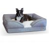 imageKampampH Pet Products PillowTop Orthopedic Lounger Sofa Dog Bed Classy Gray Small 18 X 24 Inches300L x 240W x 90Th