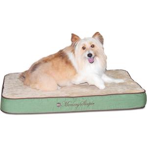 imageKampampH Pet Products Memory Sleeper Memory Foam Pet Bed Large Mocha 29quot x 45quotSage