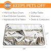 imageKampampH Pet Products Cat Deterrent Mat for Pets Cat Repellent for Indoor Cats Guards ampamp Keeps Pets of Furniture Counters Christmas Trees Plants  Scats Cats Away Instantly  Silver 54 Inches RoundSilver
