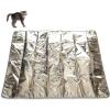 imageKampampH Pet Products Cat Deterrent Mat for Pets Cat Repellent for Indoor Cats Guards ampamp Keeps Pets of Furniture Counters Christmas Trees Plants  Scats Cats Away Instantly  Silver 54 Inches RoundSilver