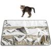 imageKampampH Pet Products Cat Deterrent Mat for Pets Cat Repellent for Indoor Cats Guards ampamp Keeps Pets of Furniture Counters Christmas Trees Plants  Scats Cats Away Instantly  Silver 54 Inches RoundSilver
