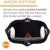 imageKampampH Pet Products EZ Mount Window Bubble Pod Kitty Sill Window Sill Cat Bed Cat Perch Cat Hammock with Lookout Bubble Window Tan 27 X 20 InchesClassy Dark Denim