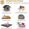 imageKampampH Pet Products EZ Mount Window Bubble Pod Kitty Sill Window Sill Cat Bed Cat Perch Cat Hammock with Lookout Bubble Window Tan 27 X 20 InchesGreen