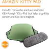 imageKampampH Pet Products EZ Mount Window Bubble Pod Kitty Sill Window Sill Cat Bed Cat Perch Cat Hammock with Lookout Bubble Window Tan 27 X 20 InchesGreen