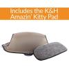 imageKampampH Pet Products EZ Mount Window Bubble Pod Kitty Sill Window Sill Cat Bed Cat Perch Cat Hammock with Lookout Bubble Window Tan 27 X 20 InchesTan
