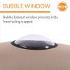 imageKampampH Pet Products EZ Mount Window Bubble Pod Kitty Sill Window Sill Cat Bed Cat Perch Cat Hammock with Lookout Bubble Window Tan 27 X 20 InchesTan