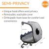 imageKampampH Pet Products Universal Mount Kitty Sill Cat Window Perch 14 X 24 Inches Hooded Fleece with Window