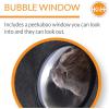 imageKampampH Pet Products Universal Mount Kitty Sill Cat Window Perch 14 X 24 Inches Hooded Fleece with Window