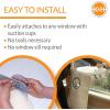 imageKampampH Pet Products Universal Mount Kitty Sill Cat Window Perch 14 X 24 Inches Hooded Fleece with Window
