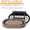 imageKampampH Pet Products Universal Mount Kitty Sill Cat Window Perch 14 X 24 Inches Scratcher Ball Track