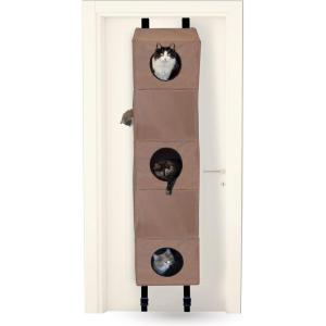 imageKampampH Pet Products Hangin Cat Condo Large Tan 23quot x 16quot x 65quot Cat FurnitureTan