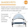 imageKampampH Pet Products Original Pet Cot Elevated Dog Bed ampamp Cot Canopy ChocolateBlack Mesh LargeGrayBlack Mesh