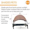 imageKampampH Pet Products Original Pet Cot Elevated Dog Bed ampamp Cot Canopy ChocolateBlack Mesh LargeRealtree Edge CamoBlack Mesh
