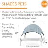 imageKampampH Pet Products Outdoor Elevated Dog Cot Canopy Cooling Sun Tent Shades Pets Washable WaterResistant Designed to Fit KampampH Large Elevated Dog Cots Sold Separately  Large 42 X 30in TanGray