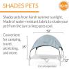 imageKampampH Pet Products Outdoor Elevated Dog Cot Canopy Cooling Sun Tent Shades Pets Washable WaterResistant Designed to Fit KampampH Large Elevated Dog Cots Sold Separately  Large 42 X 30in TanGray