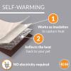 imageKampampH Pet Products SelfWarming Pet Cot Elevated Dog Bed Cot  ChocolateFleece Large 30 X 42 X 7 Inches320L x 250W x 70Th
