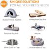 imageKampampH Pet Products SelfWarming Pet Cot Elevated Dog Bed Cot  ChocolateFleece Large 30 X 42 X 7 Inches320L x 250W x 70Th
