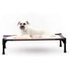 imageKampampH Pet Products SelfWarming Pet Cot Elevated Dog Bed Cot  ChocolateFleece Large 30 X 42 X 7 Inches420L x 300W x 70Th