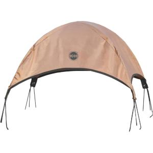 imageKampampH Pet Products Outdoor Elevated Dog Cot Canopy Cooling Sun Tent Shades Pets Washable WaterResistant Designed to Fit KampampH Large Elevated Dog Cots Sold Separately  Large 42 X 30in TanTan