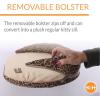 imageKampampH Pet Products Deluxe Kitty Sill w Bolster Cat Window Bed Cat Window Perch for Large Cats Cat Window Hammock Cat Window Seat Window Cat Bed Cat Perch Cat Hammock Tan Leopard PrintTanLeopard Print