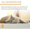 imageKampampH Pet Products Deluxe Kitty Sill w Bolster Cat Window Bed Cat Window Perch for Large Cats Cat Window Hammock Cat Window Seat Window Cat Bed Cat Perch Cat Hammock Tan Leopard PrintTanLeopard Print