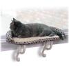 imageKampampH Pet Products Deluxe Kitty Sill w Bolster Cat Window Bed Cat Window Perch for Large Cats Cat Window Hammock Cat Window Seat Window Cat Bed Cat Perch Cat Hammock Tan Leopard PrintTanKitty Print