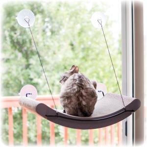 imageKampampH Pet Products EZ Mount Cat Scratcher Kitty Sill Window Sill Cat Bed Cat Window Bed Cat Furniture Cat Window Hammock Sturdy Cat Window Perch for Large Cats Cat Hammock for Window Cat PerchKitty Sill Cradle