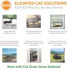 imageKampampH Pet Products Cat Window Perch Kitty Sill with Washable Cushion Bed Cover  Sturdy Cat Window Hammock Holds 40LBS for Large Cats Window Bed Seat for Indoor Pets  UnheatedFleece