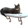 imageKampampH Pet Products Cat Window Perch Kitty Sill with Washable Cushion Bed Cover  Sturdy Cat Window Hammock Holds 40LBS for Large Cats Window Bed Seat for Indoor Pets  UnheatedFleece
