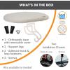 imageKampampH Pet Products Cat Window Perch Kitty Sill with Washable Cushion Bed Cover  Sturdy Cat Window Hammock Holds 40LBS for Large Cats Window Bed Seat for Indoor Pets  UnheatedFleece