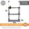 imageKampampH Pet Products EZ Mount Cat Window Perch 3 Level Kitty Sill with Cat Grass Grow Station Triple Stack  Tower Hammock Window Bed for Indoor Home Grown Grass Cat Toys for Bored Indoor Adult Cats