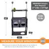 imageKampampH Pet Products EZ Mount Cat Window Perch Townhouse with Cat Grass Grow Station  Multiple Level Tower Hammock Window Bed for Indoor Pets Home Grown Grass Cat Toys for Bored Indoor Adult Cats