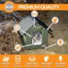 imageKampampH Pet Products Elevated Outdoor Cat House for Outside Cats  Outdoor Cat Shelter Insulated Water Resistant 2 Vinyl Door Flaps ToolFree Assembly Feral Cat Shelter House for Outside  Heated