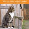 imageKampampH Pet Products Outdoor MultiKitty AFrame Cat House Feral Cat Shelter Chocolate 35 X 205 X 20 Inches UnheatedUnheated