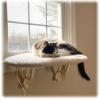 imageKampampH Pet Products Cat Window Perch Kitty Sill with Washable Cushion Bed Cover  Sturdy Cat Window Hammock Holds 40LBS for Large Cats Window Bed Seat for Indoor Pets  UnheatedFleece